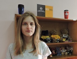 Hanne Craye, estudiante de la Universidad de Gante. 